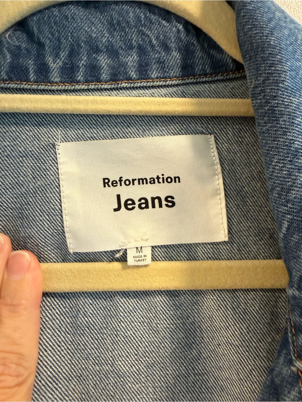 Reformation Oversized  Denim Jean Jacket - Picture 3 of 3